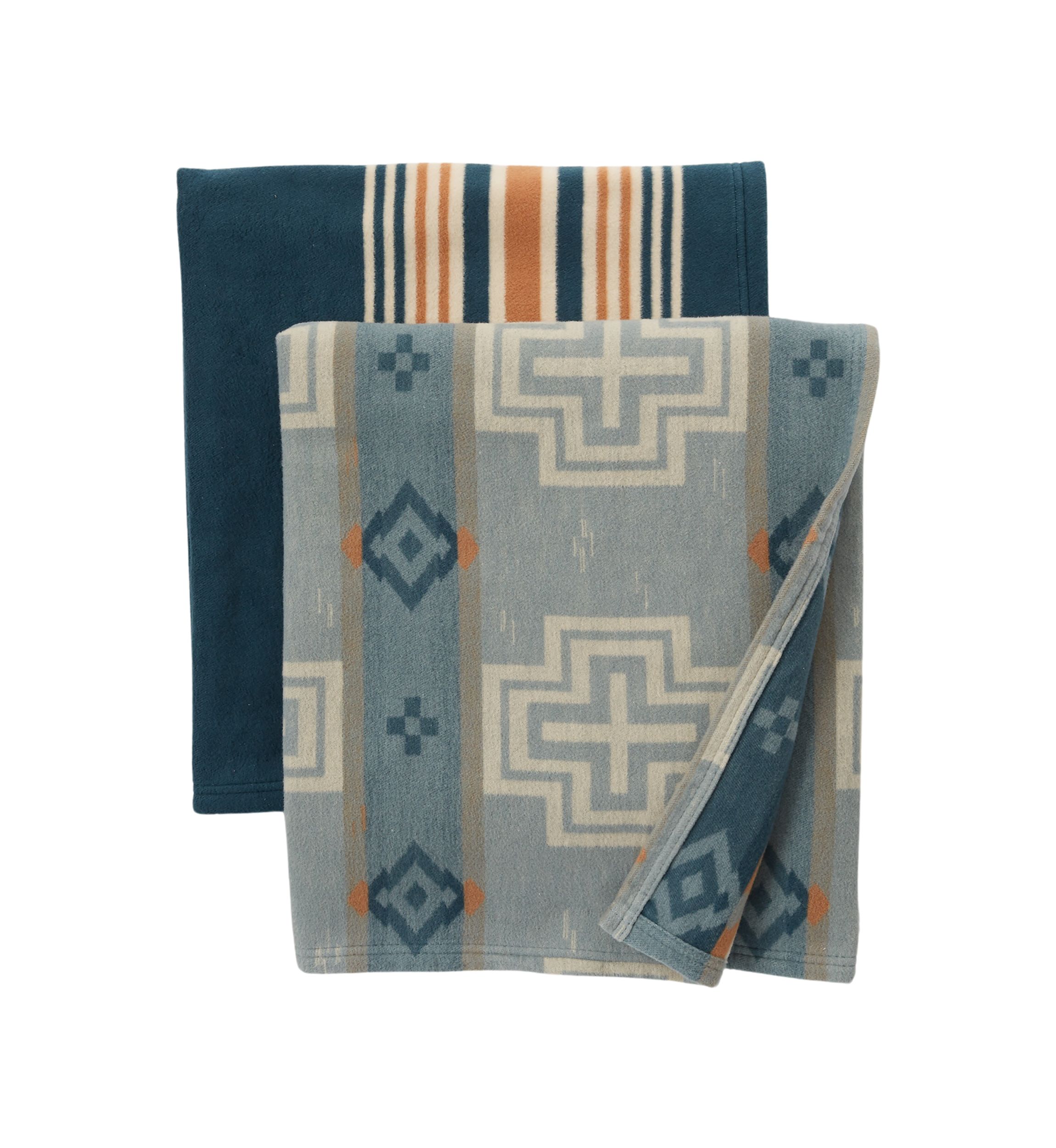 Organic Cotton Throw Blanket Gift Set - 2 Pack