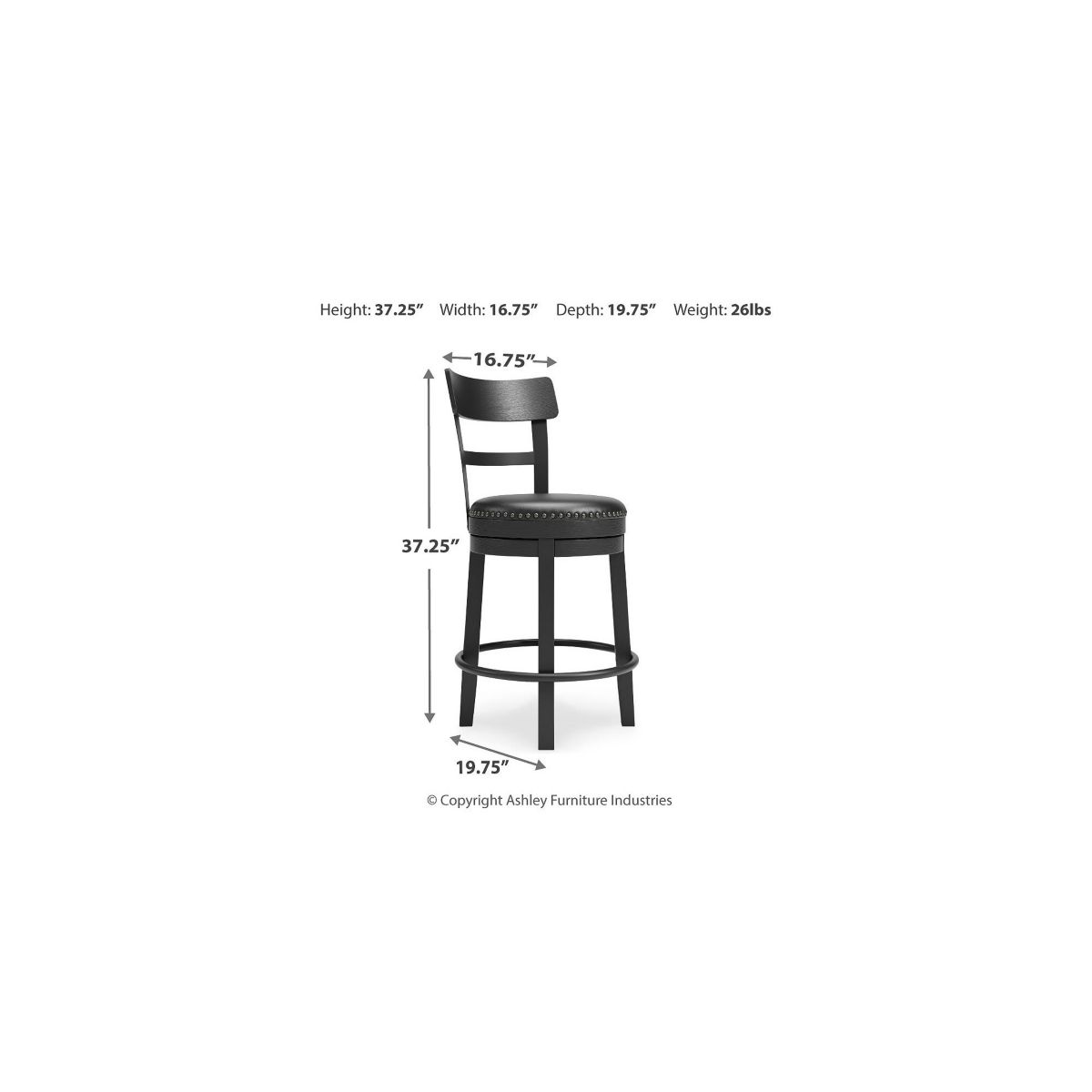 Valebeck Counter Height Bar Stool