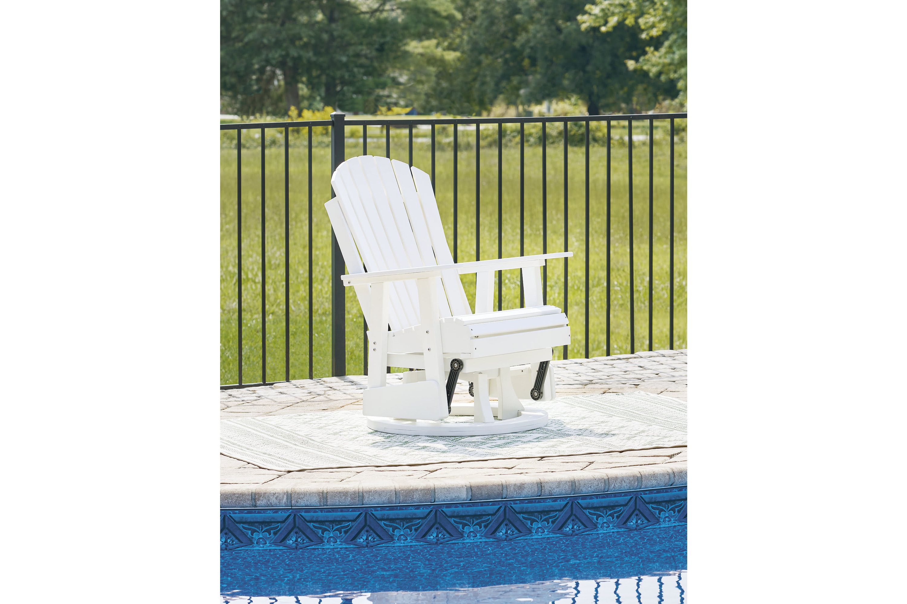 Hyland wave Outdoor Swivel Glider Chair