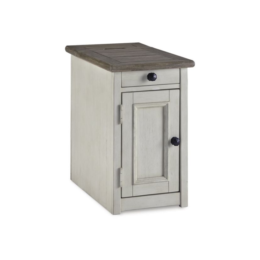 Tyler Creek Chairside End Table with USB Ports and Outlets