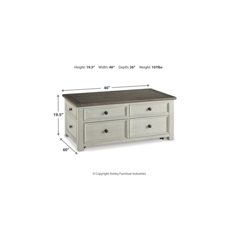 Bolanburg Coffee Table with Lift Top