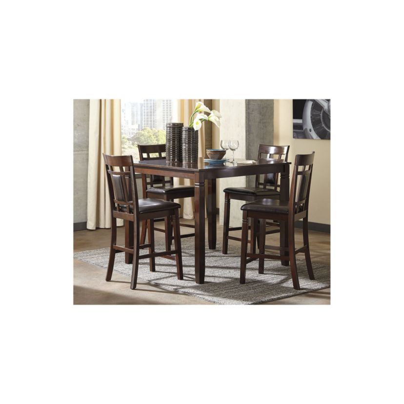 Bennox Counter Height Dining Table and Bar Stools (Set of 5)