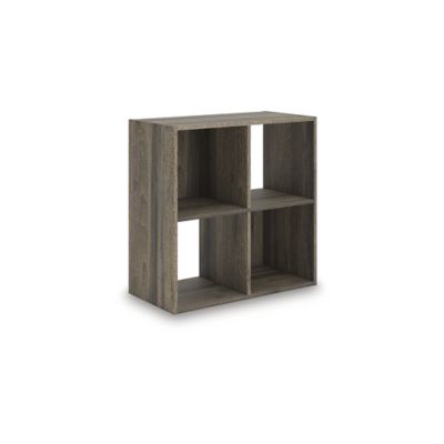 Signature Design by Ashley Shallifer 4 Cube Organizer, Brown