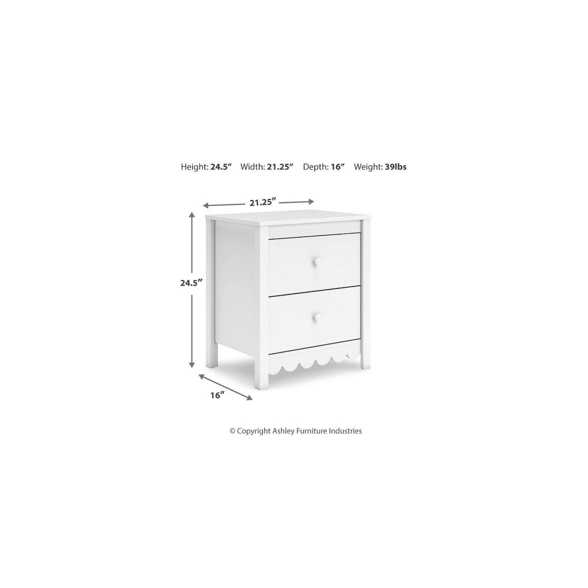 Hallityn Nightstand