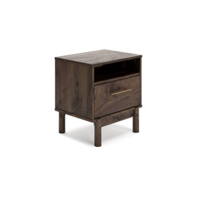 Signature Design by Ashley Calverson Nightstand, Dark Brown