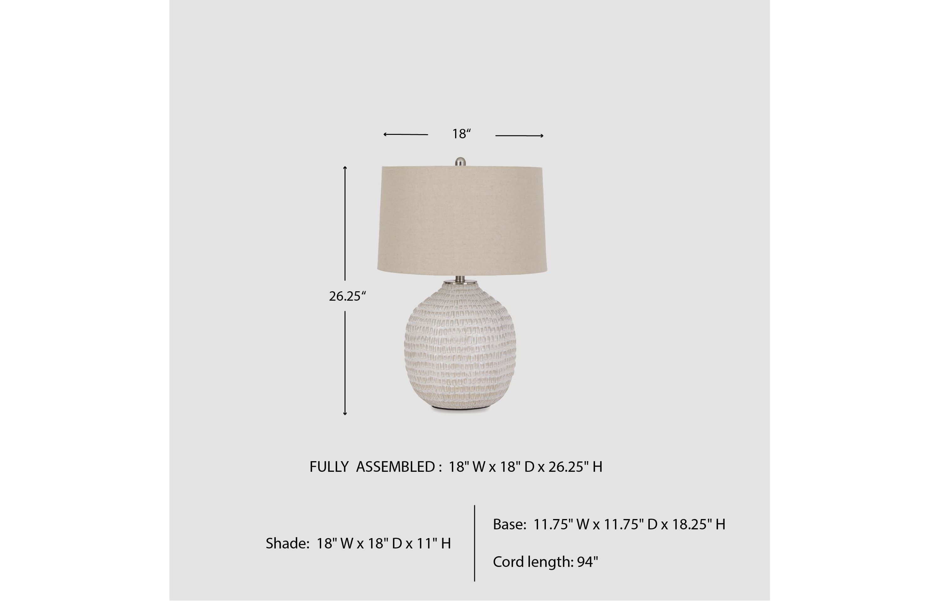Jamon Ceramic Table Lamp