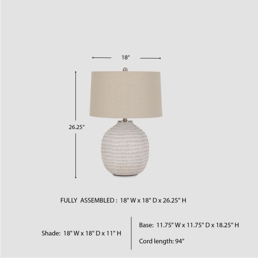 Jamon Ceramic Table Lamp