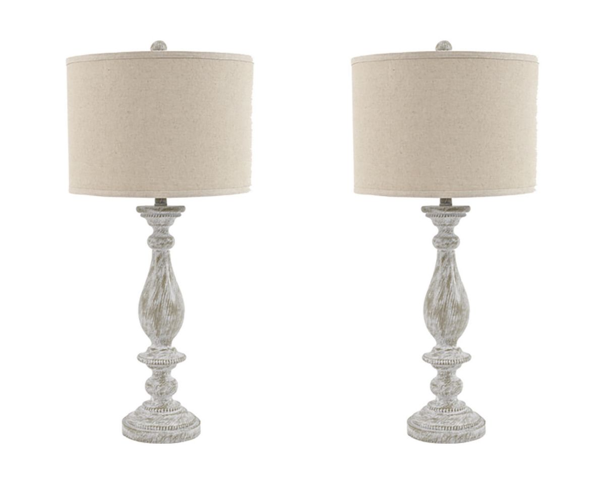 Bernadate Poly Table Lamp Set of 2