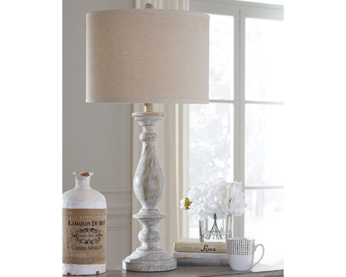 Bernadate Poly Table Lamp Set of 2