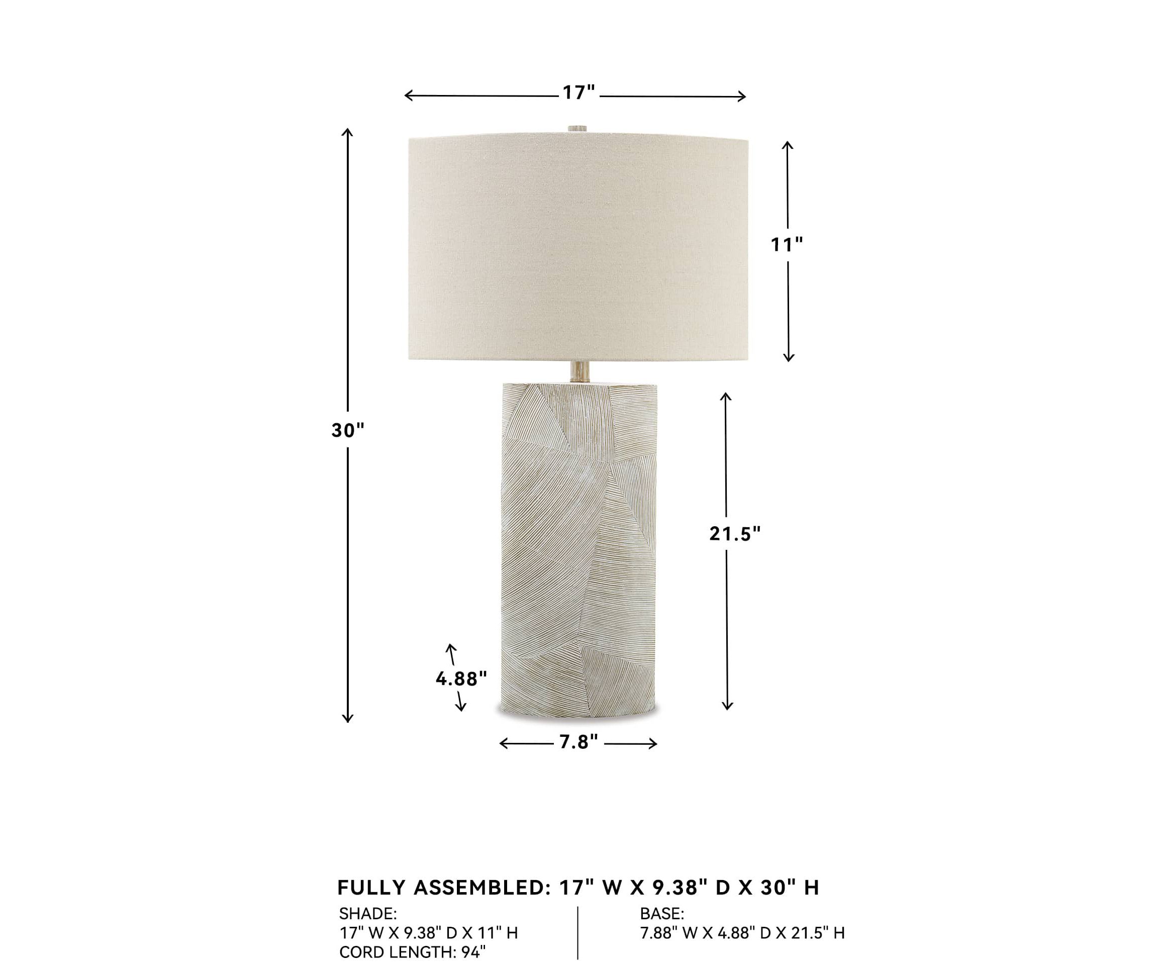 Bradard Poly Table Lamp