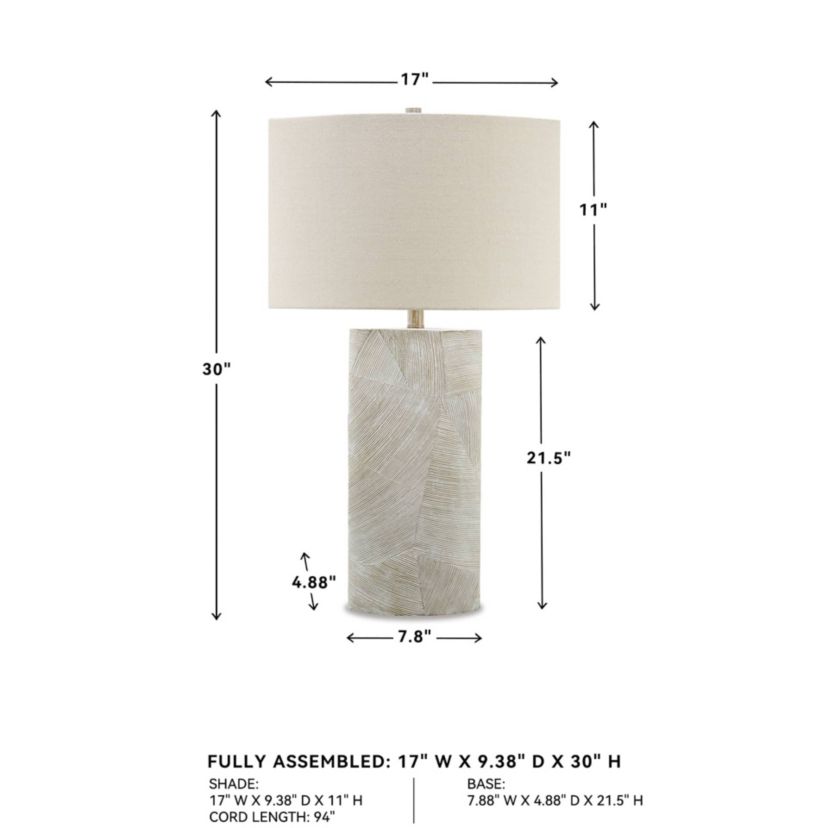 Bradard Poly Table Lamp