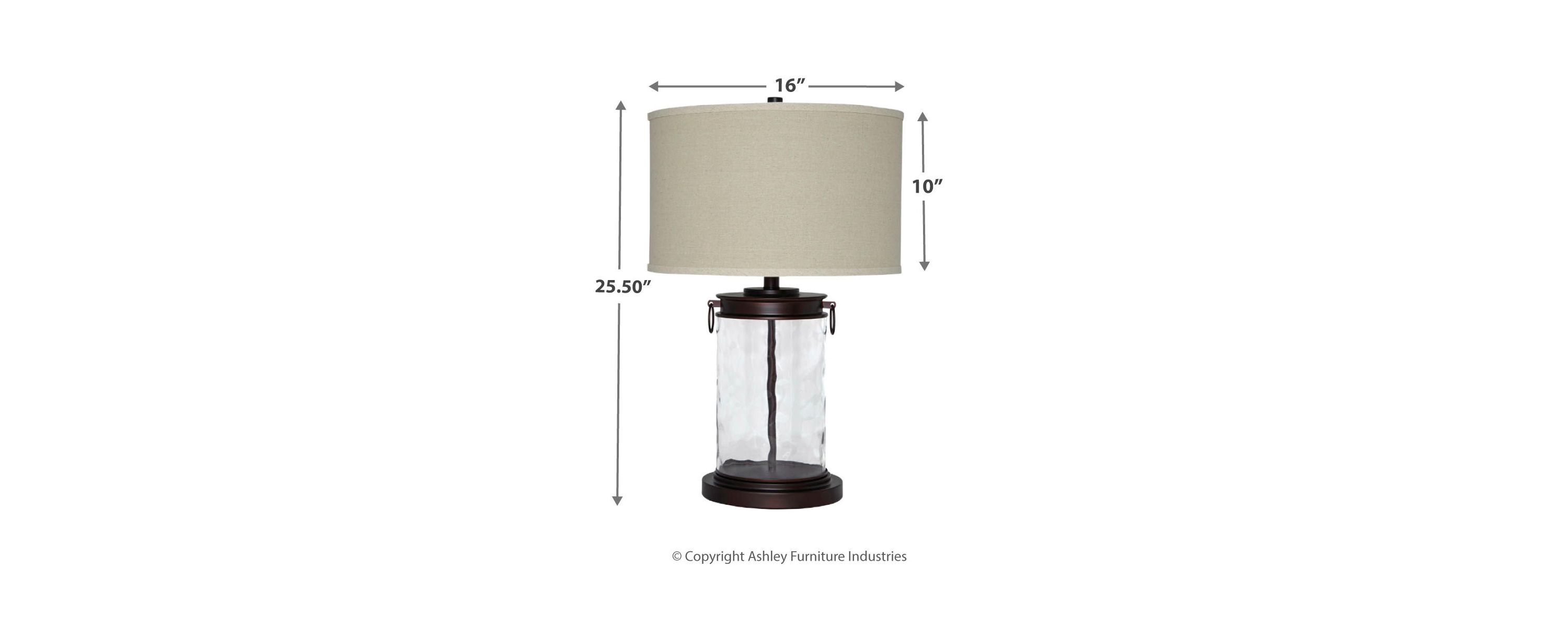 Tailynn Glass Table Lamp