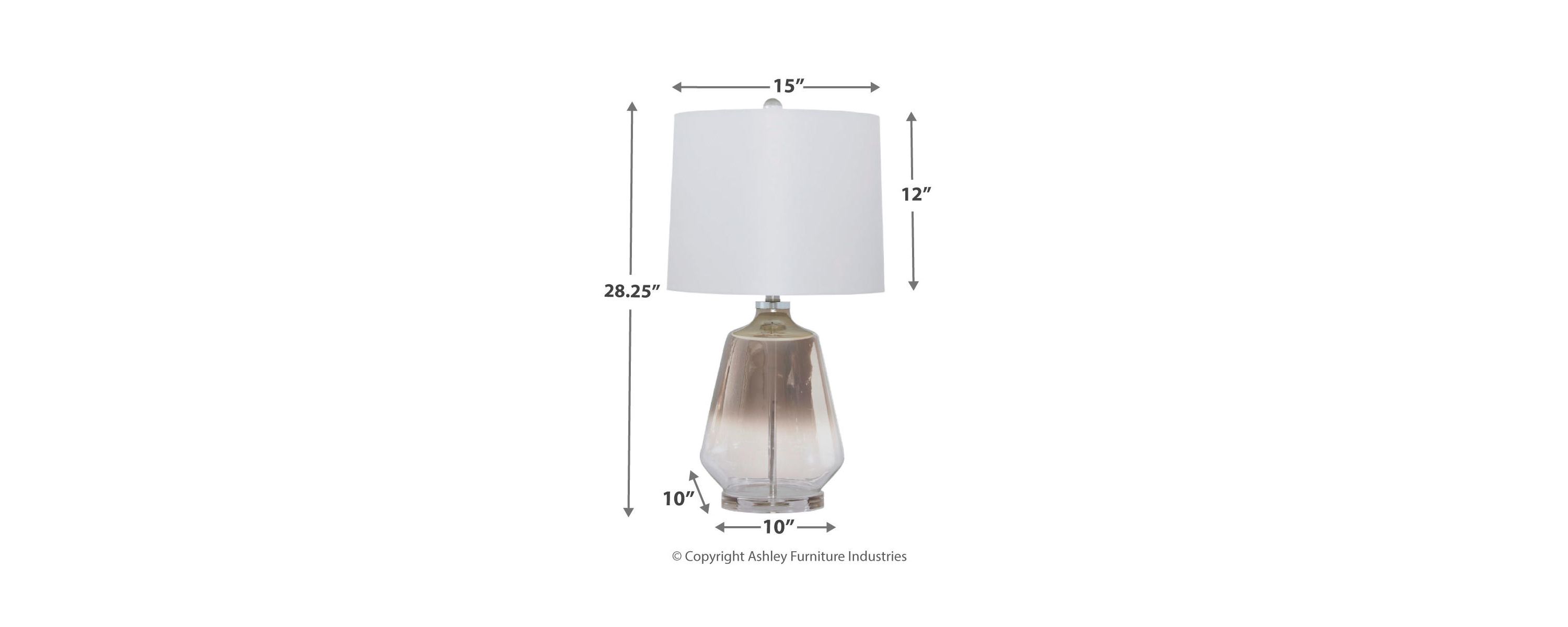 Jaslyn Glass Table Lamp