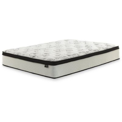 Signature Design by Ashley Chime 12 Inch Hybrid California King Mattress in a Box, White