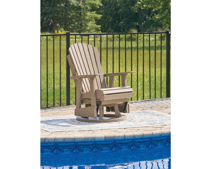 Hyland wave Outdoor Swivel Glider Chair