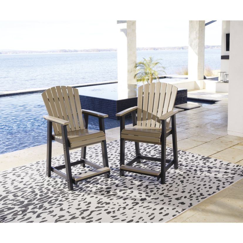 Fairen Trail Outdoor Counter Height Bar Stool (Set of 2)