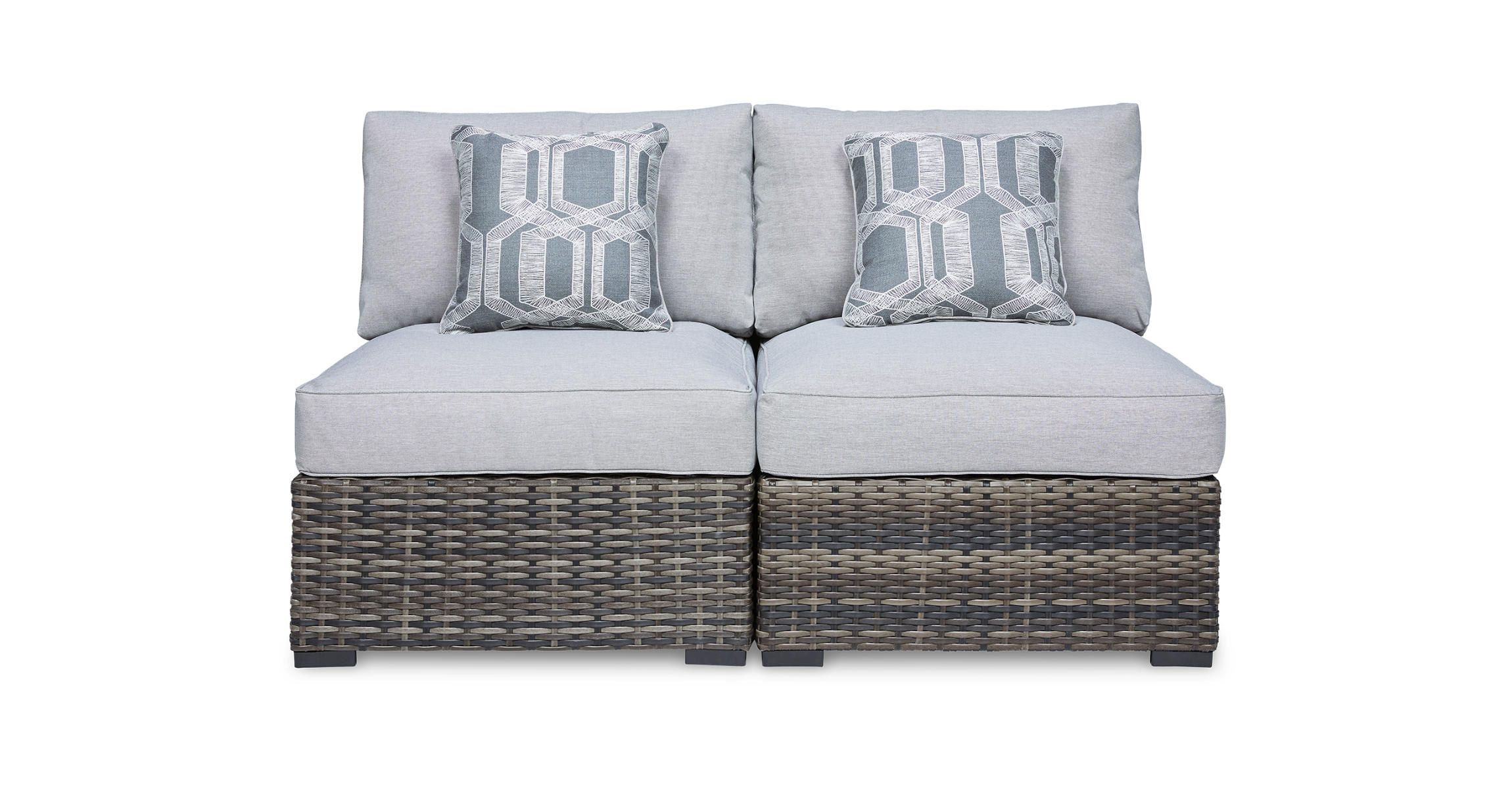 Harbor Court Armless Chair with Cushion (Set of 2)