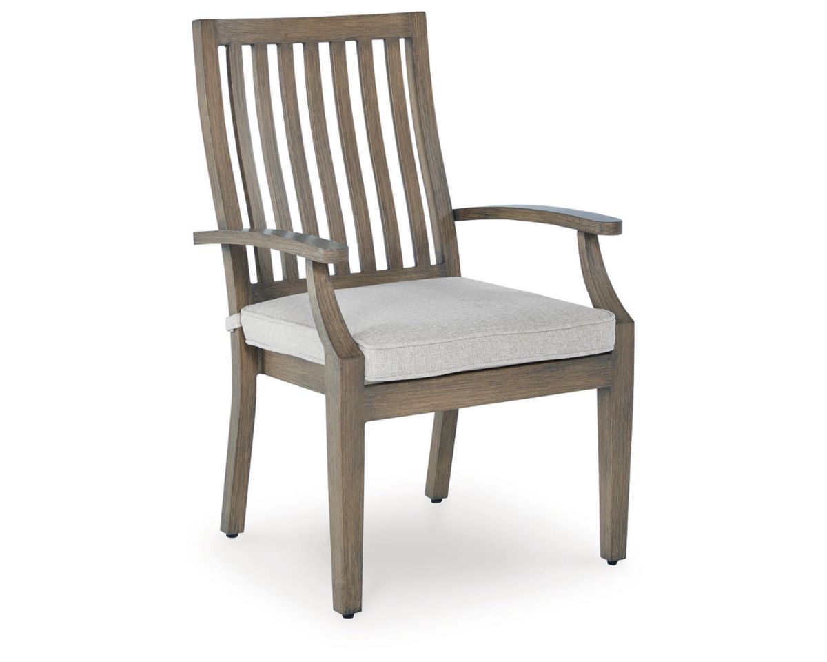 Rainier Ranch Outdoor Arm Chair with Cushion (Set of 2)