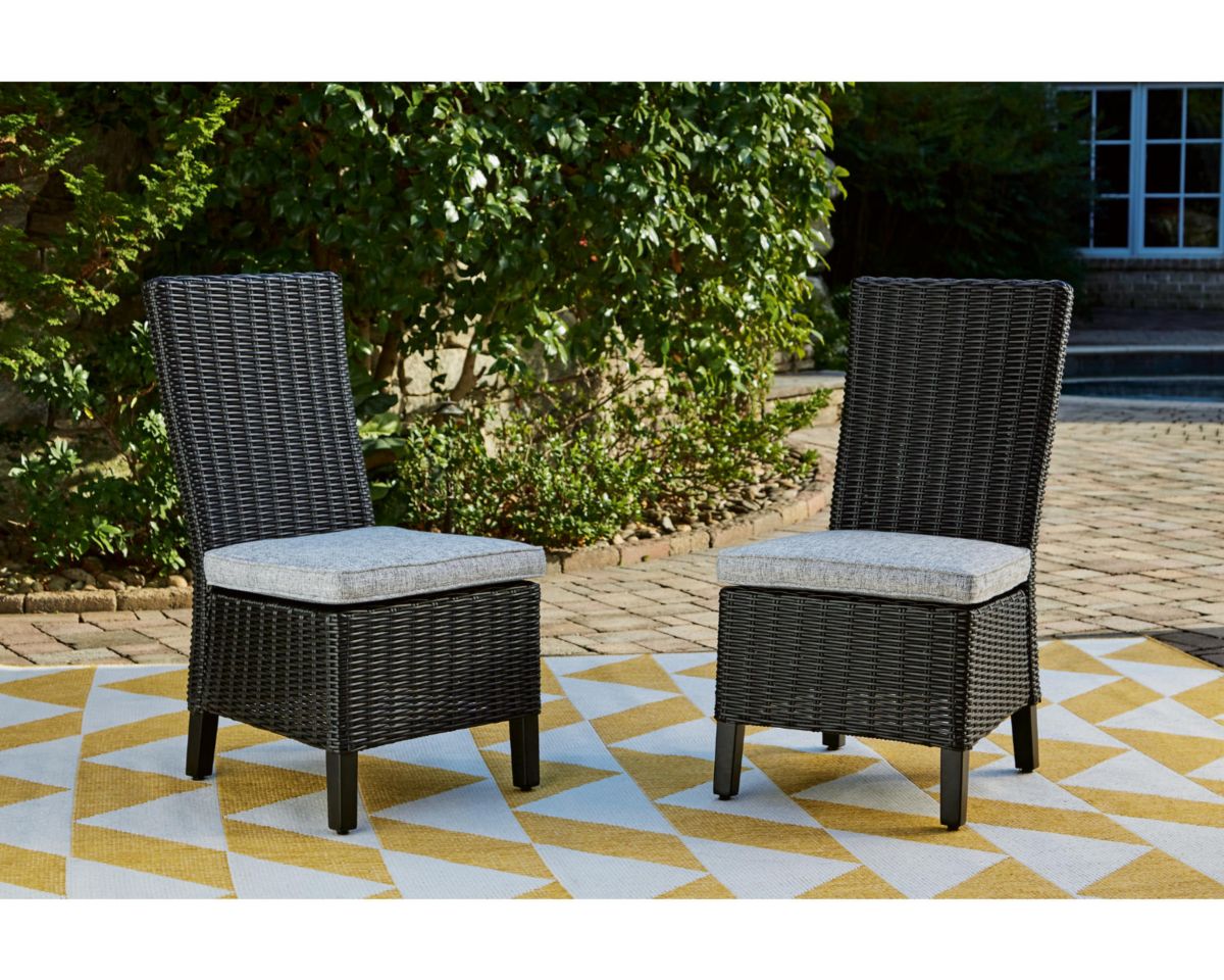 Beachcroft Outdoor Side Chair with Cushion (Set of 2)