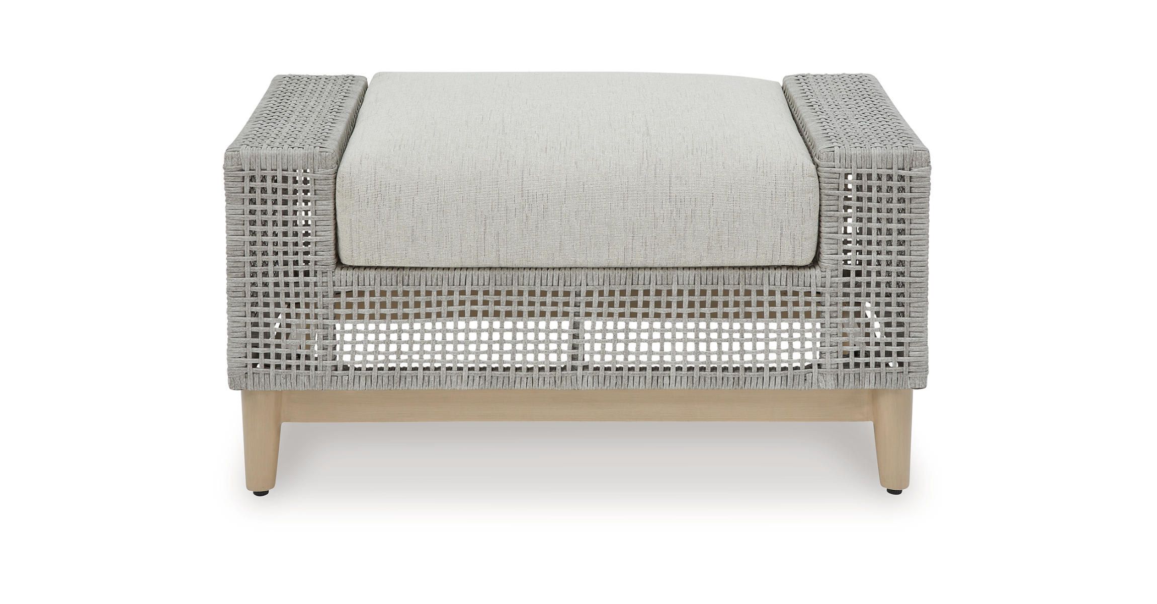 Seton Creek Outdoor Ottoman with Cushion