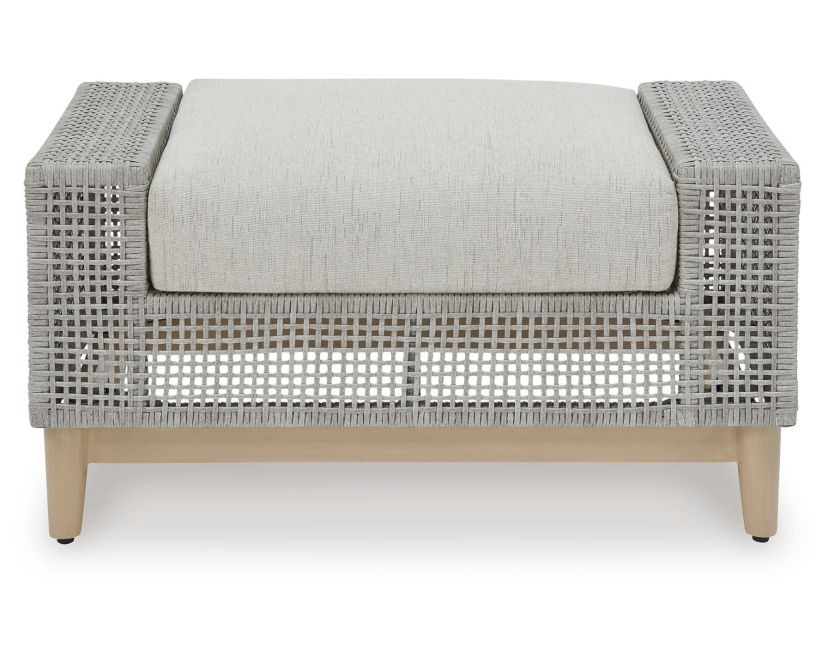 Seton Creek Outdoor Ottoman with Cushion