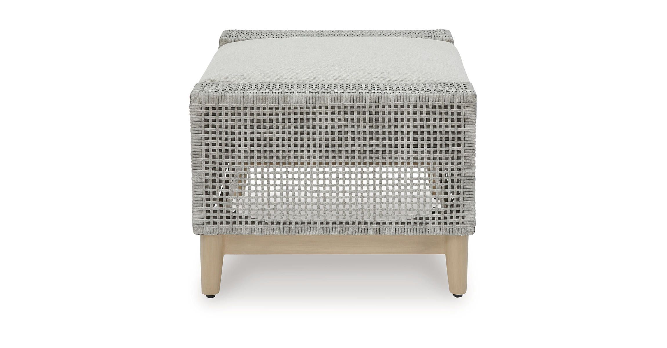 Seton Creek Outdoor Ottoman with Cushion