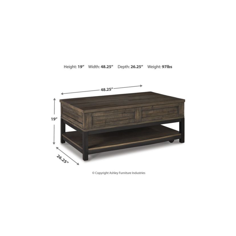 Johurst Coffee Table with Lift Top