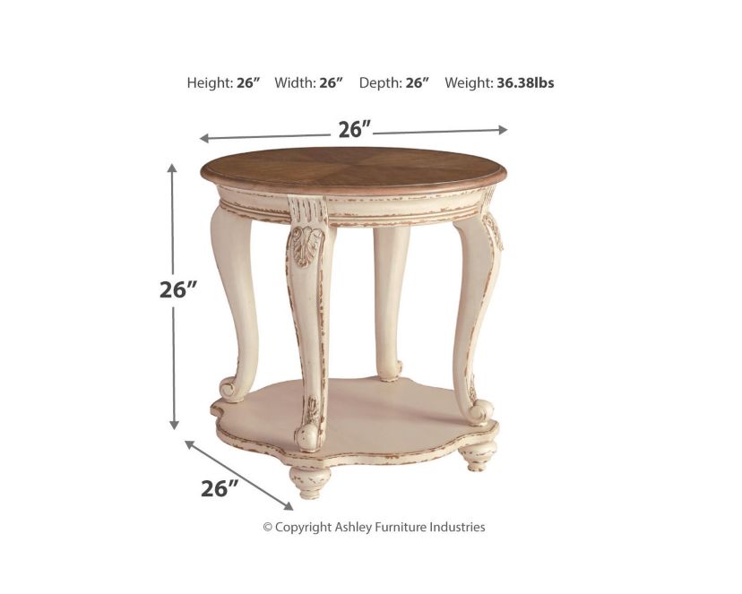 Realyn Round End Table