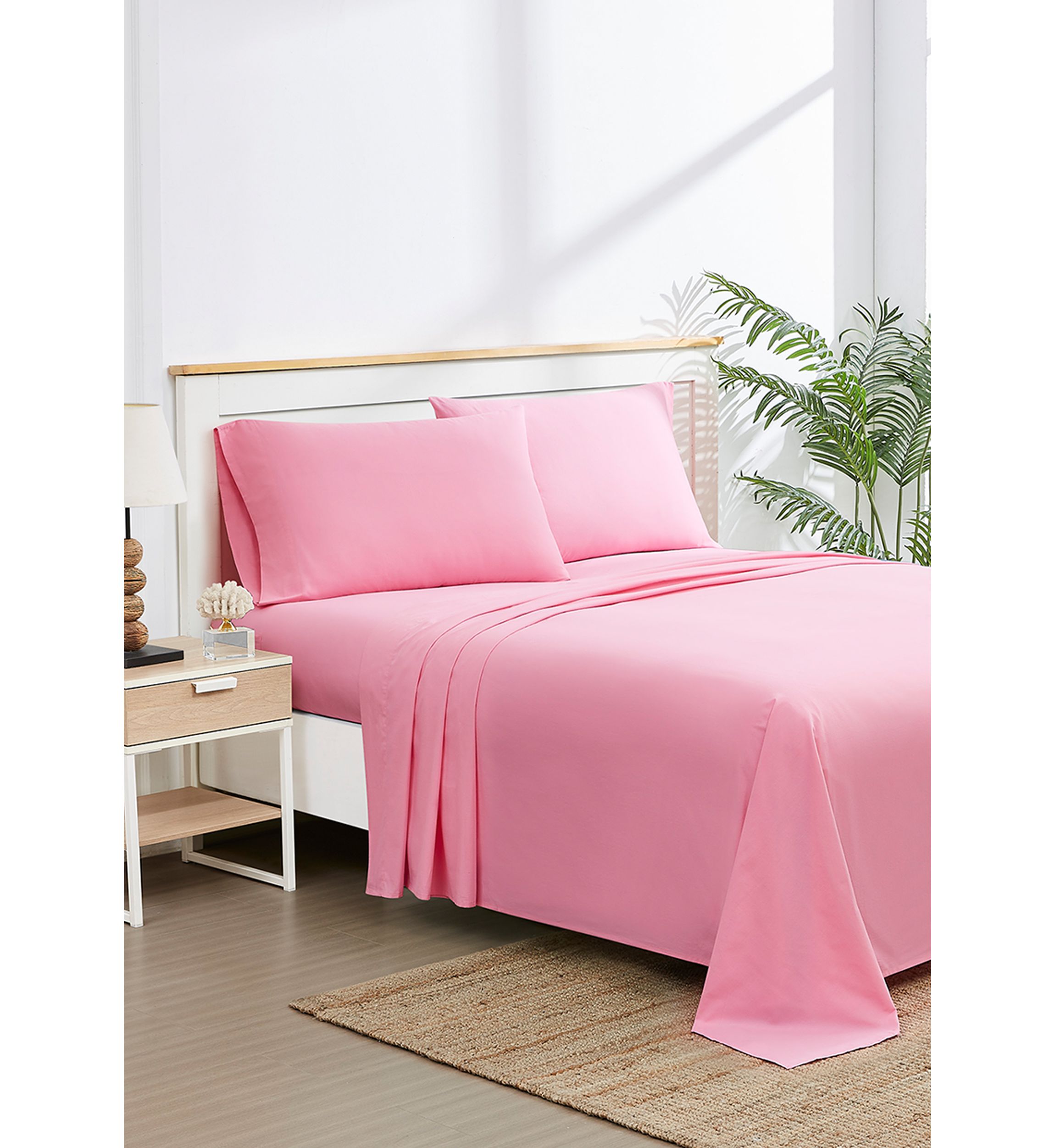 Pink Lemonade Cotton Sheet Set