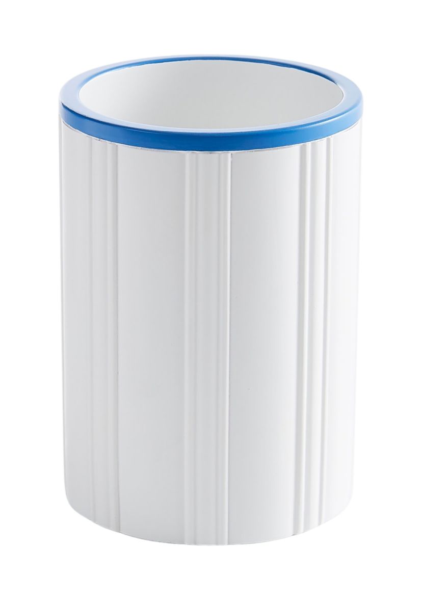 Blue Trim Tumbler