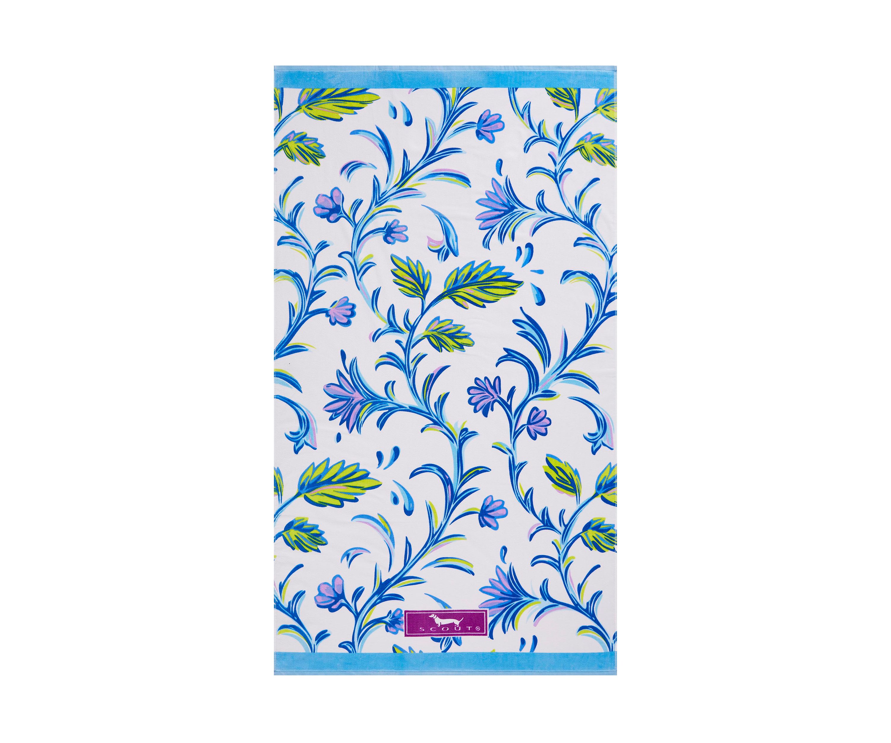 Floral Faucet Beach/Pool Towel