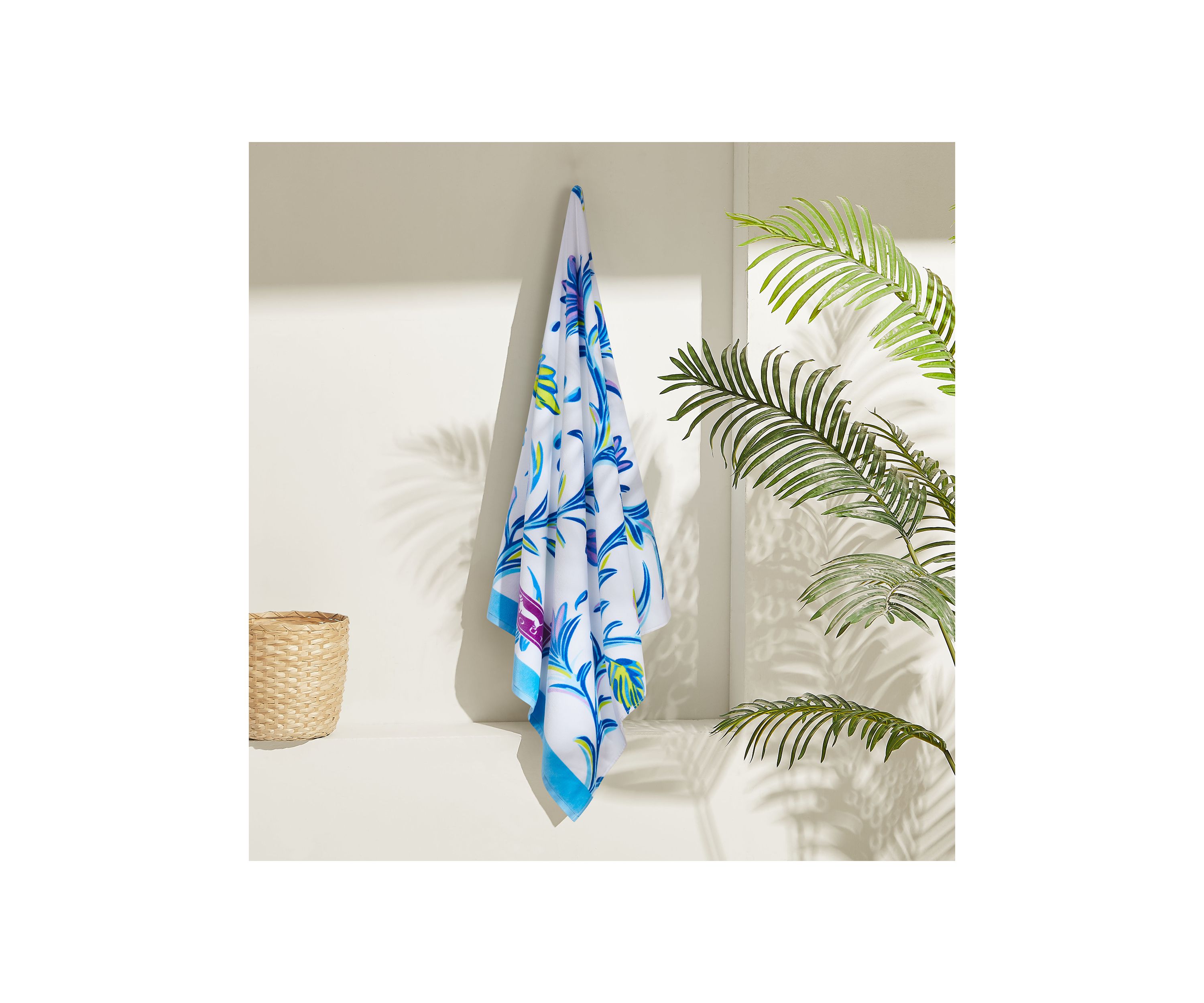 Floral Faucet Beach/Pool Towel