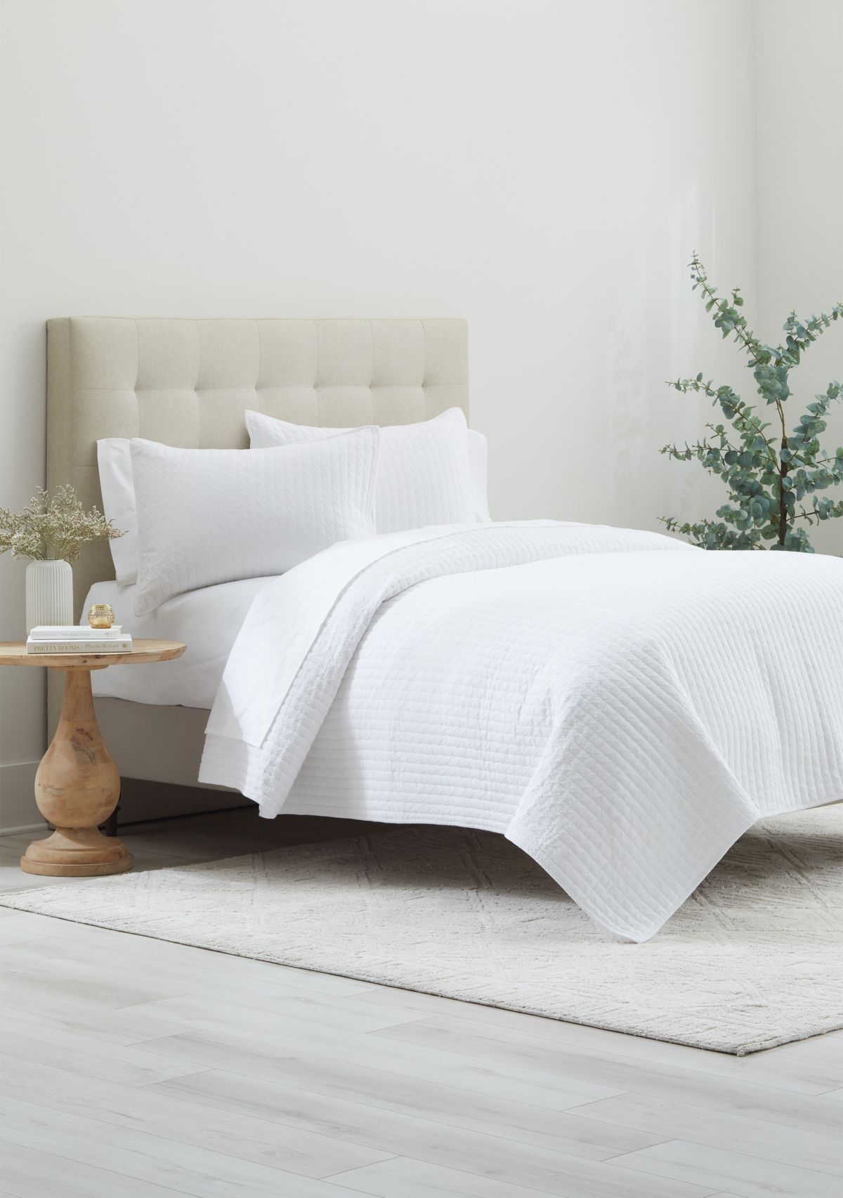 Bleached Tees 3-Piece Cotton Quilt Set