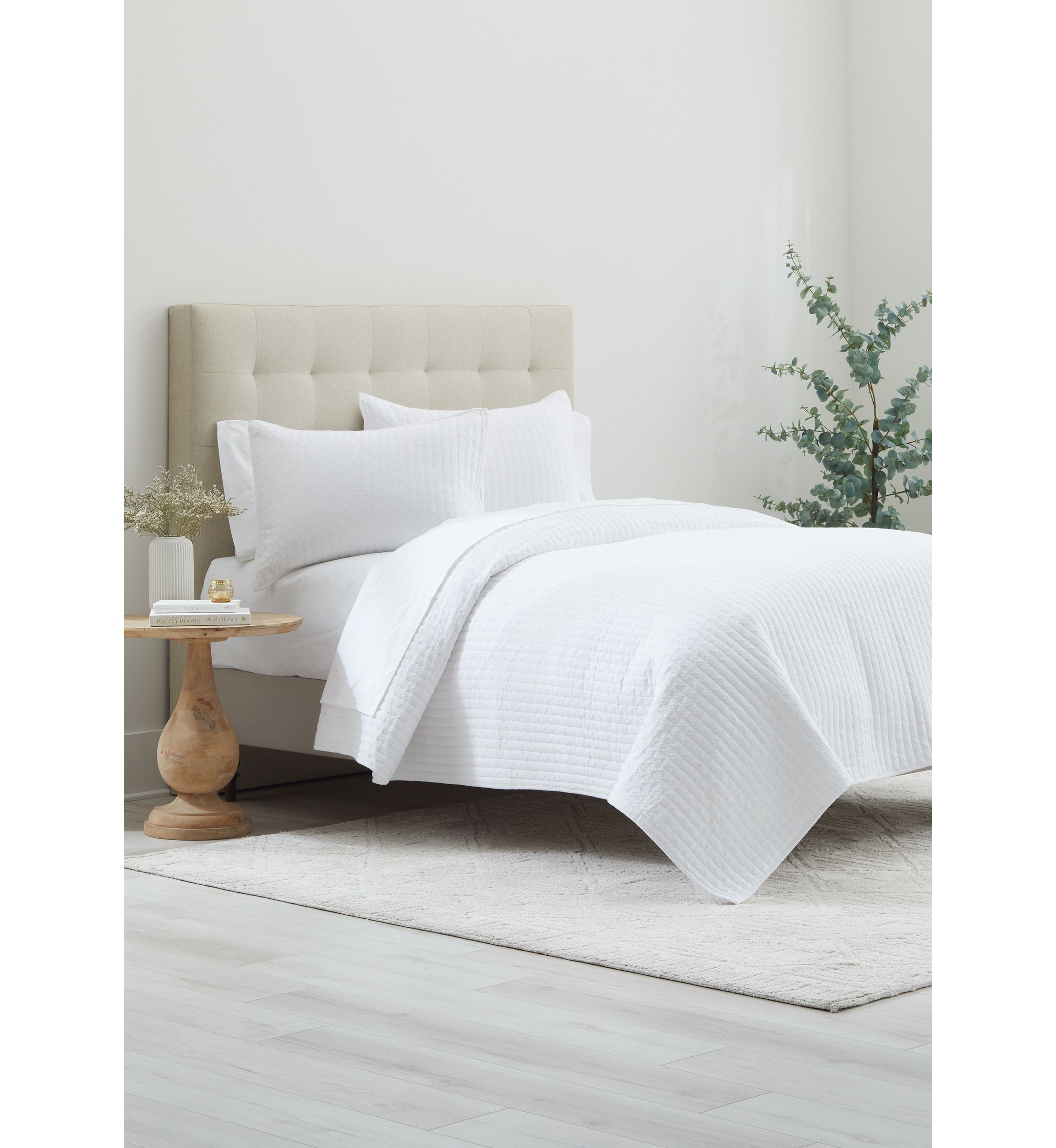 Bleached Tees 3-Piece Cotton Quilt Set