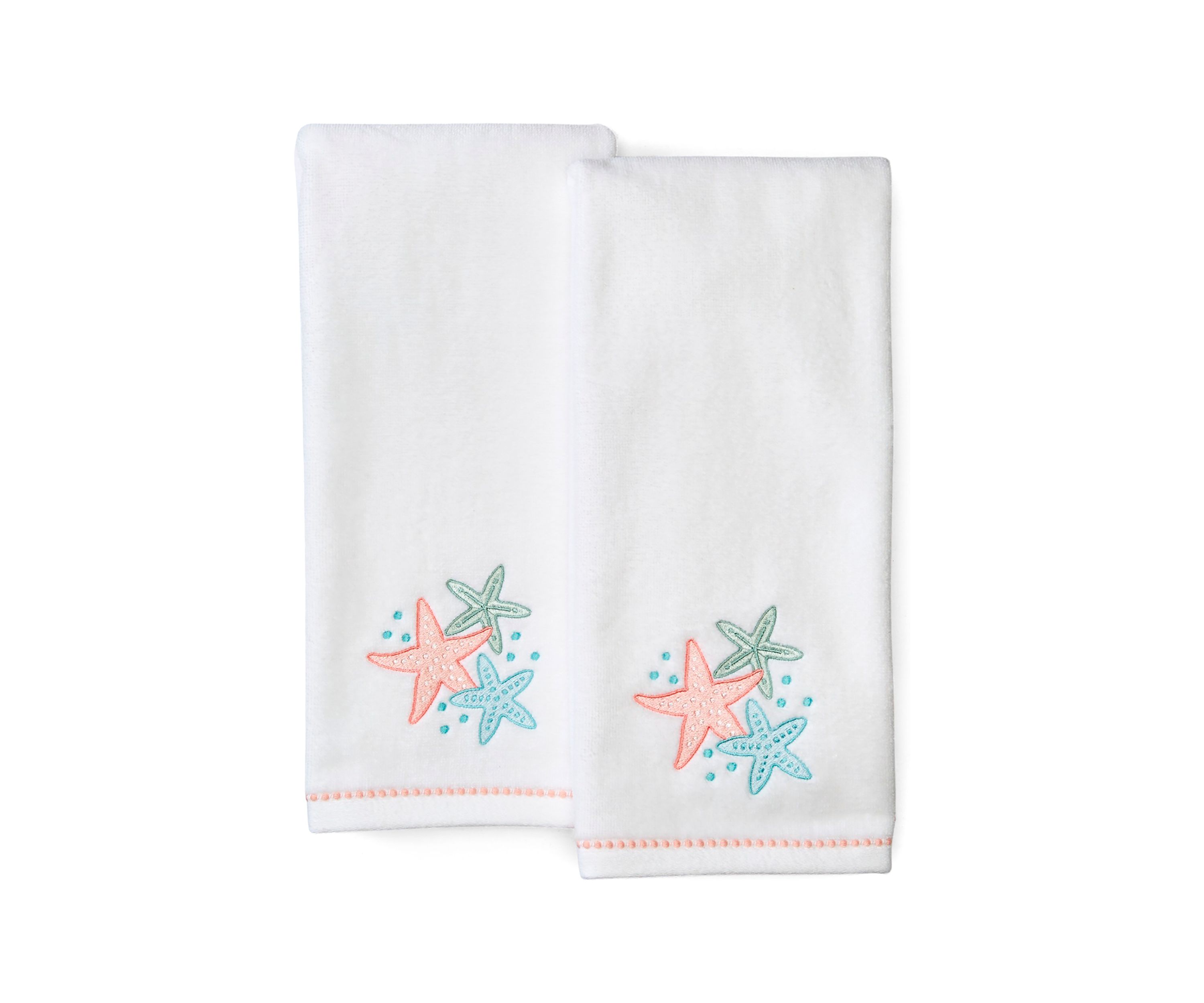 2-Piece Starfish Trio Hand Towel Set