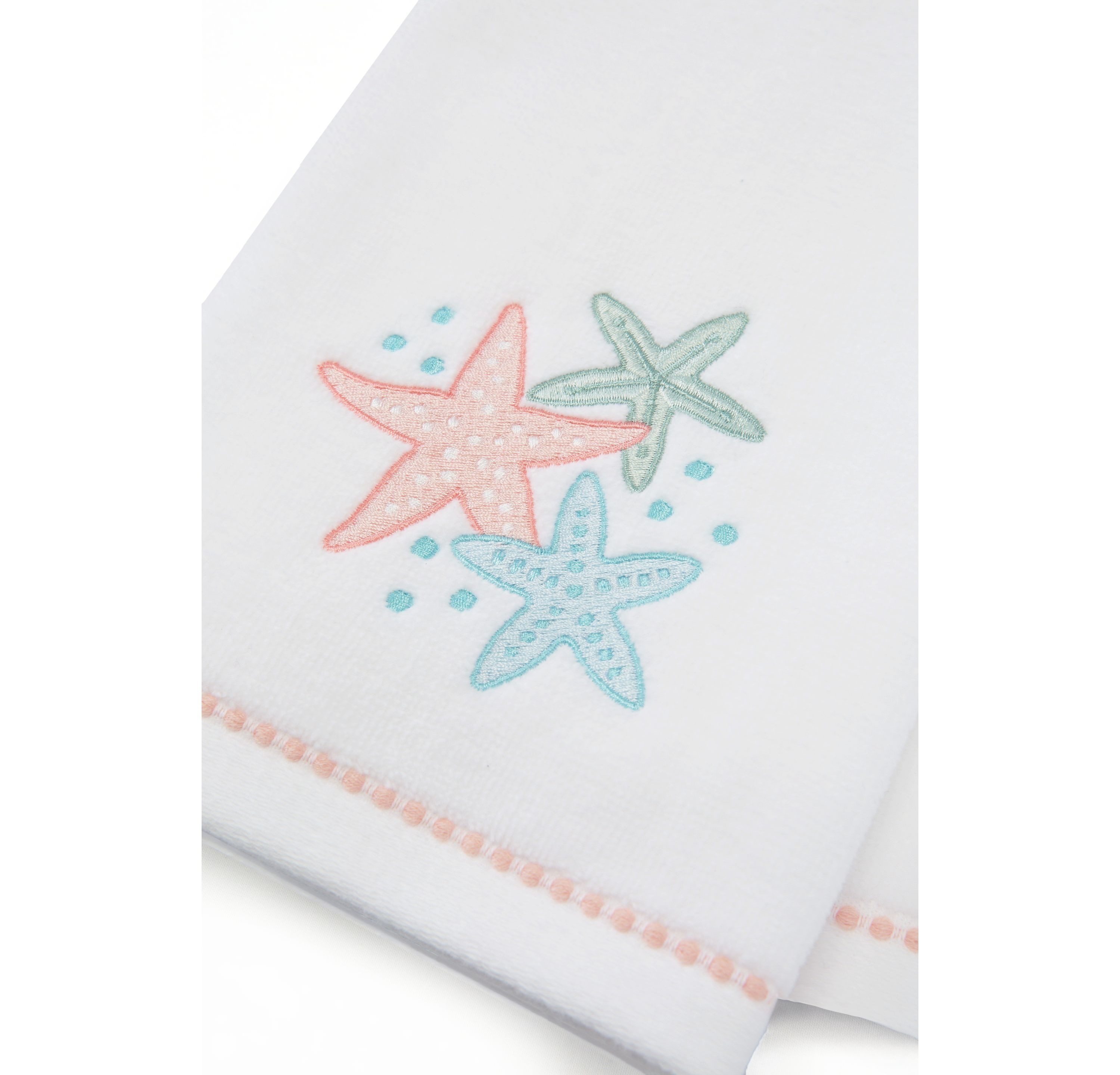 2-Piece Starfish Trio Hand Towel Set