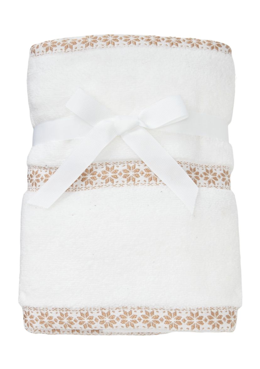 Fair Isle Holiday Hand Towels - 2 Pack