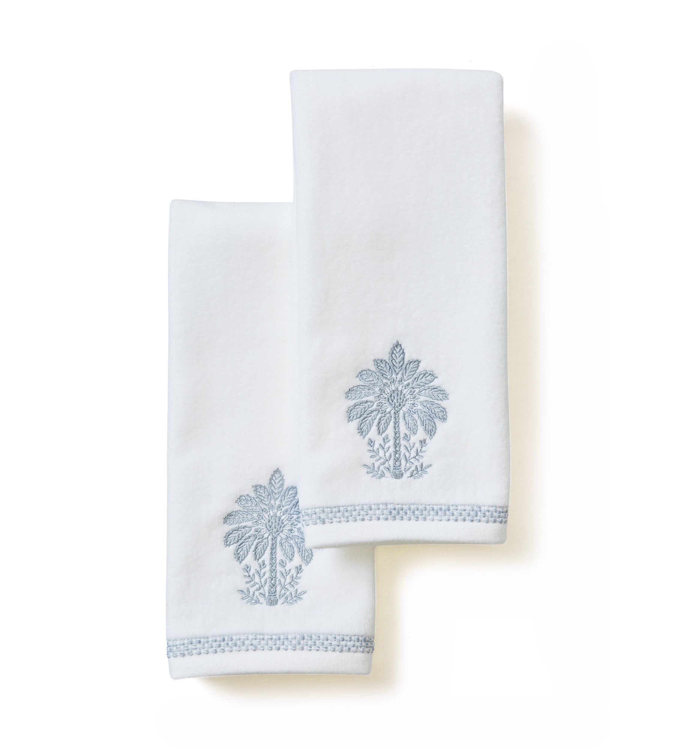 Tree Ogee Hand Towel Set - Set of 2
