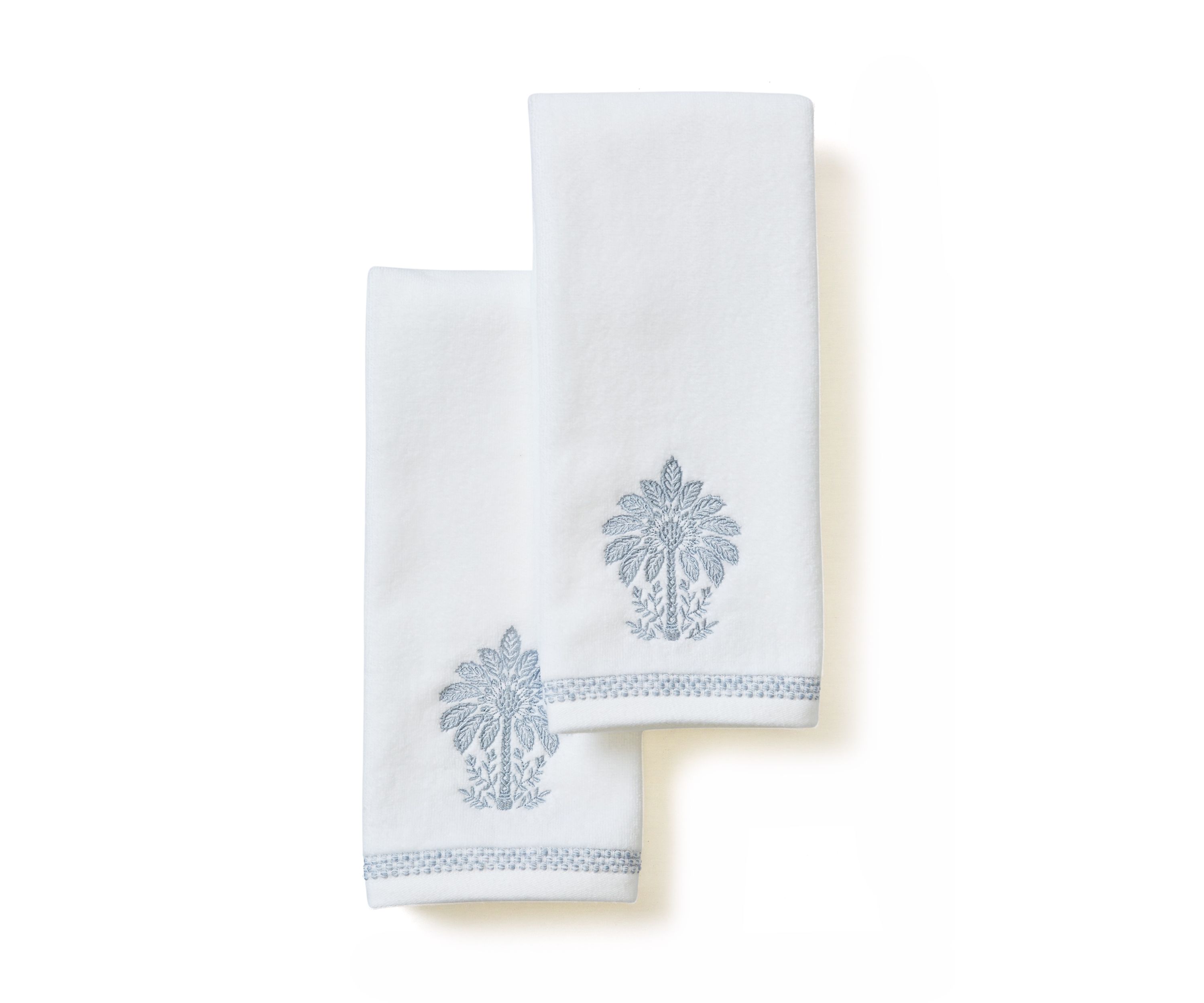 Tree Ogee Hand Towel Set - Set of 2