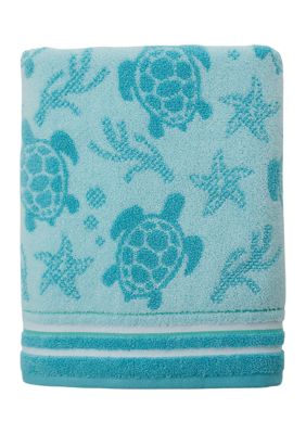 Caro Home Coastal Juno Cove Splash Bath Towel | belk