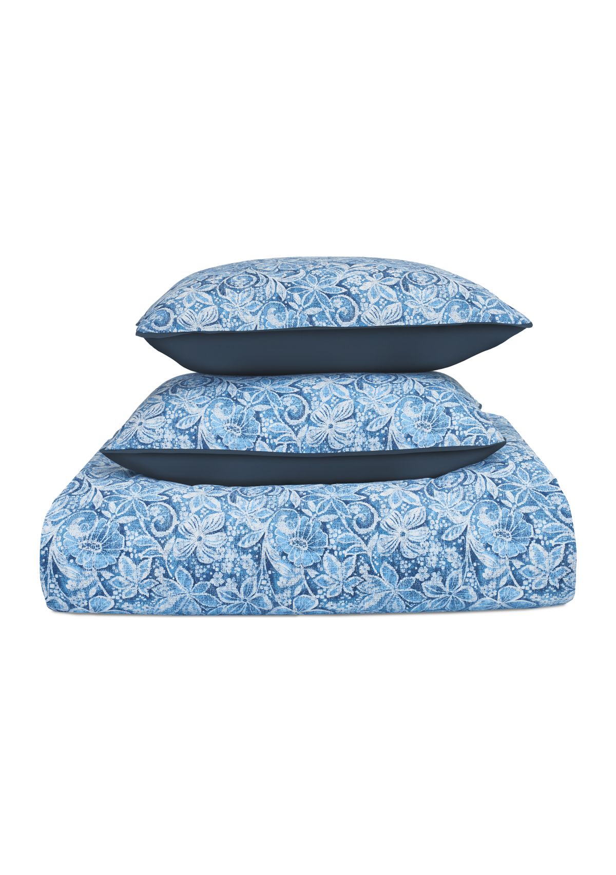 Batik Floral Comforter Set