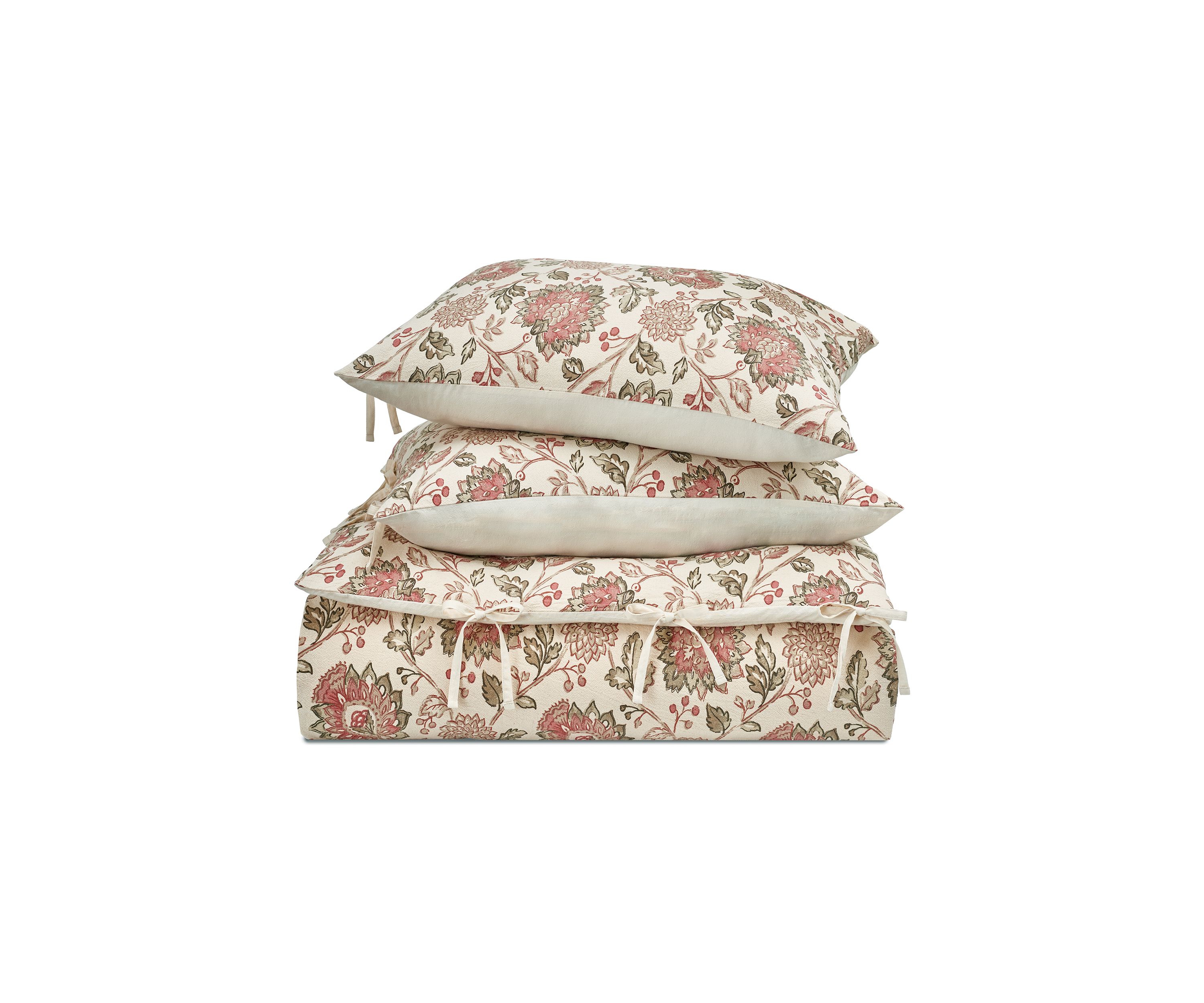Blue Painted Jacobean Comforter