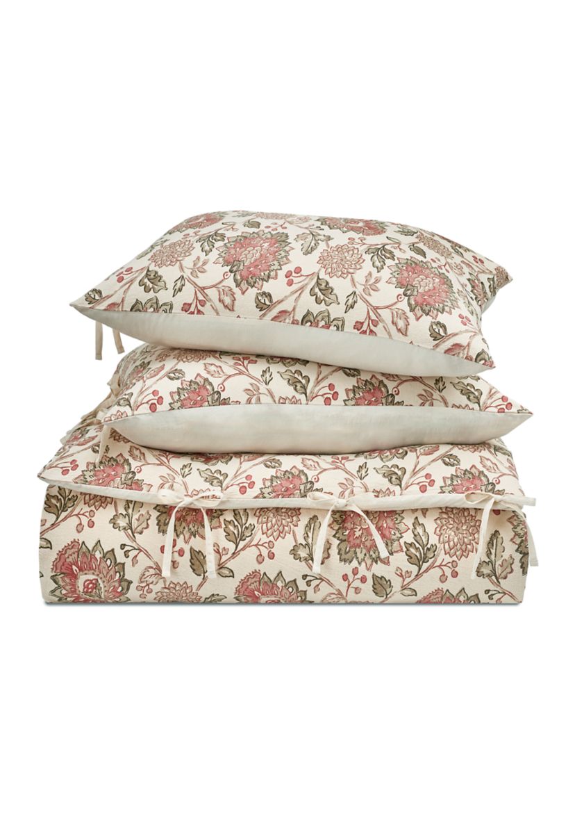 Blue Painted Jacobean Comforter