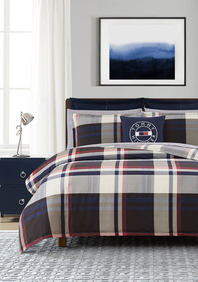 Forest Twill Plaid Comforter Set