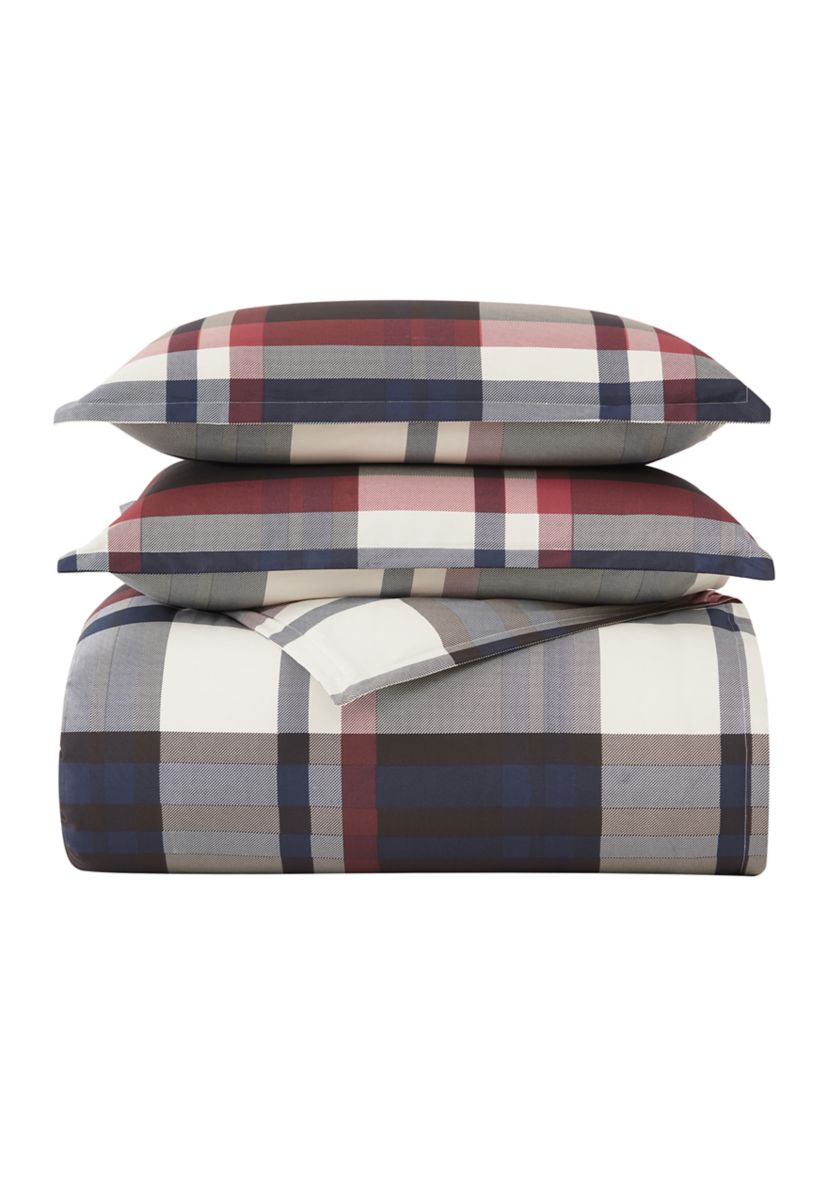 Forest Twill Plaid Comforter Set