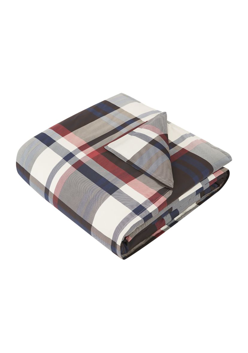 Forest Twill Plaid Comforter Set