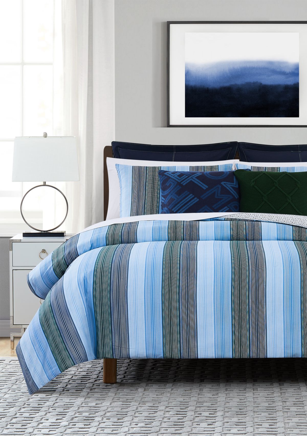 Explorer Stripe Comforter Set