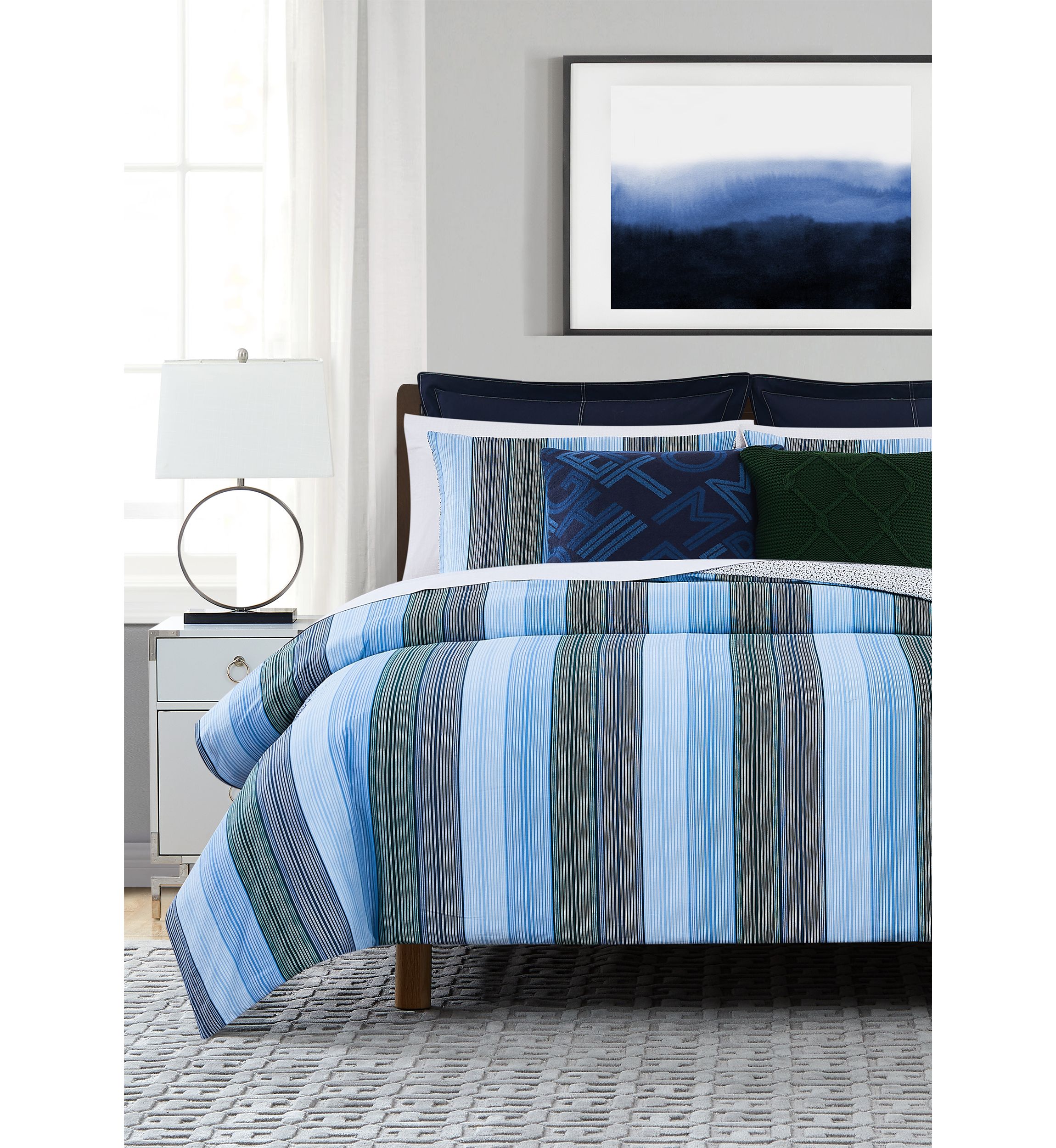Explorer Stripe Comforter Set