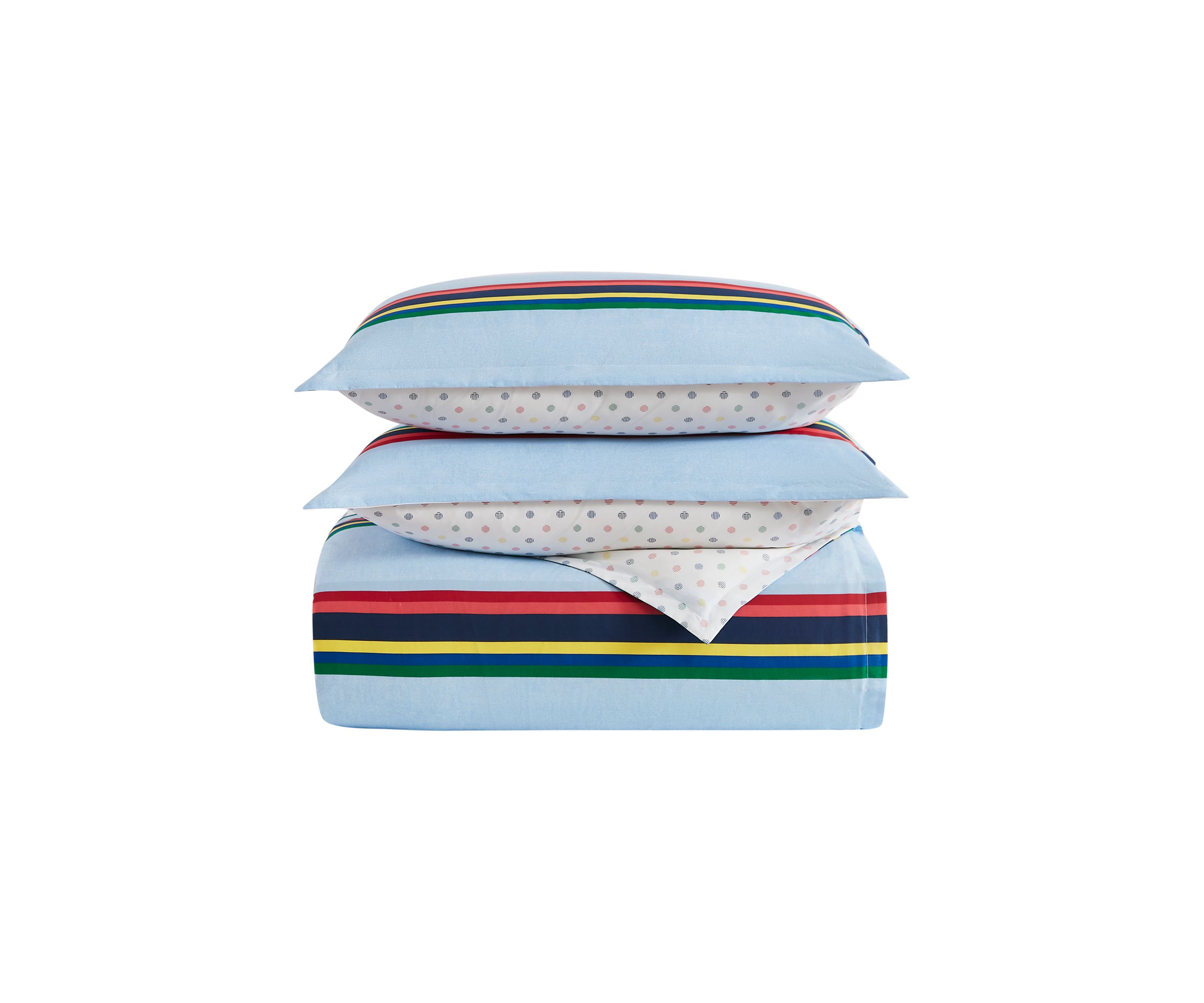 Ribbon Stripe Comforter Set