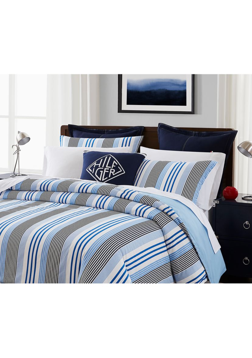 Shirting Stripe Comforter Set
